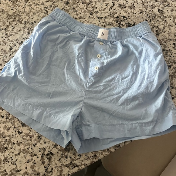 Anthropologie Light Blue Athletic Shorts - Picture 1 of 4